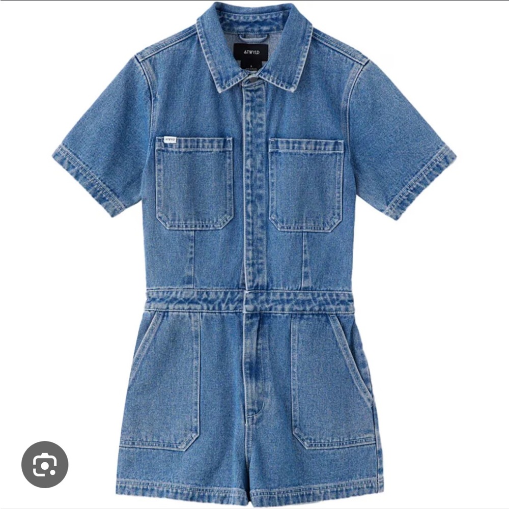 Atwyld Denim Romper